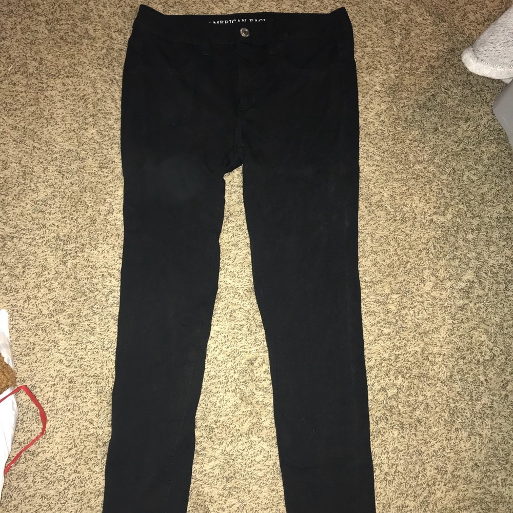Black Jegging Skinny Pant